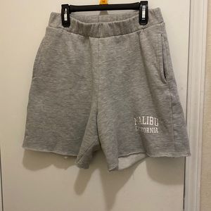 Grey sweat shorts